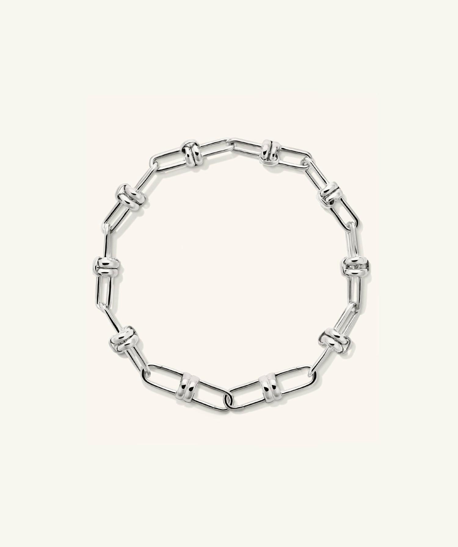 Base Chain Convertible Bracelet Sterling Silver | Womens Chain Bracelets