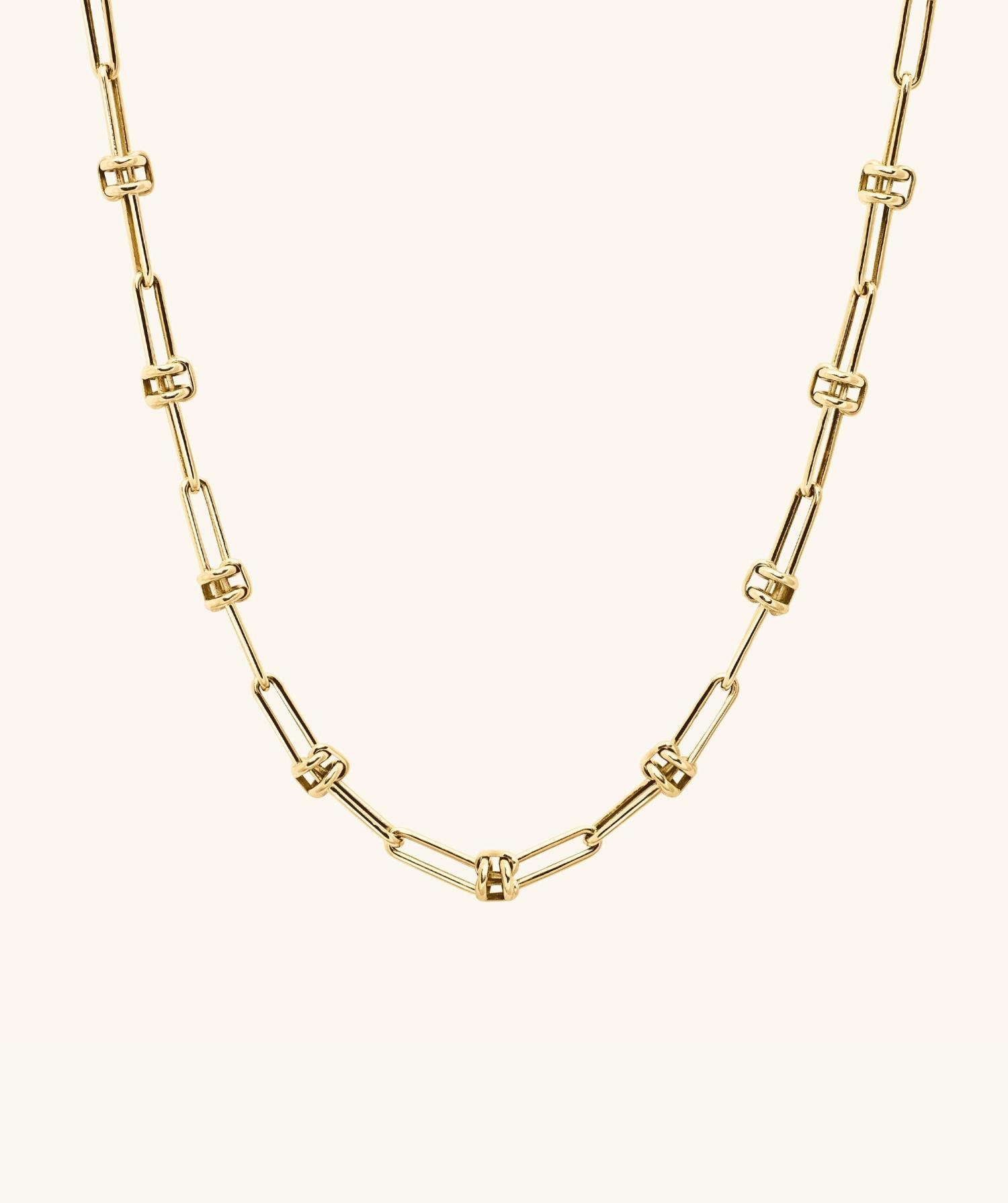 Base Chain Necklace 14k Yellow Gold | Womens Chain Necklaces