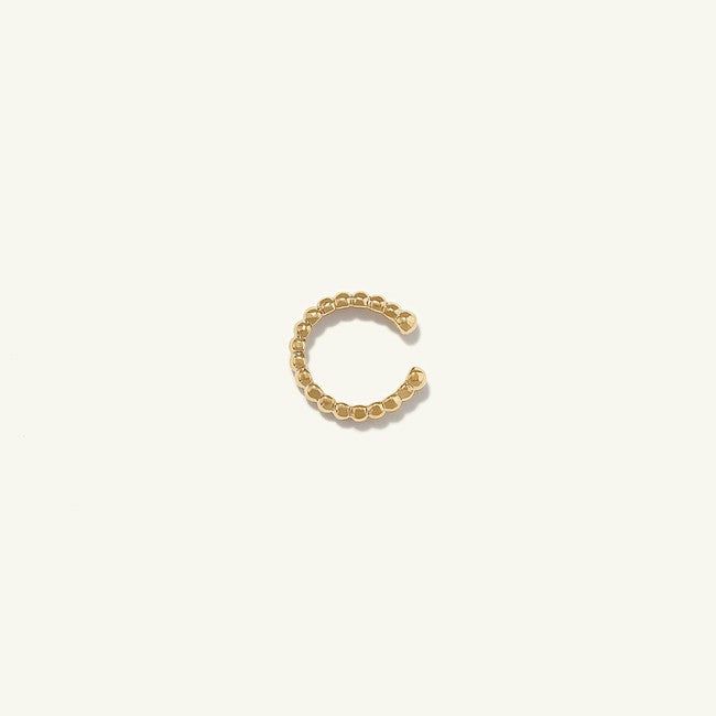 Beaded Cuff Gold Vermeil | Womens Single Earrings