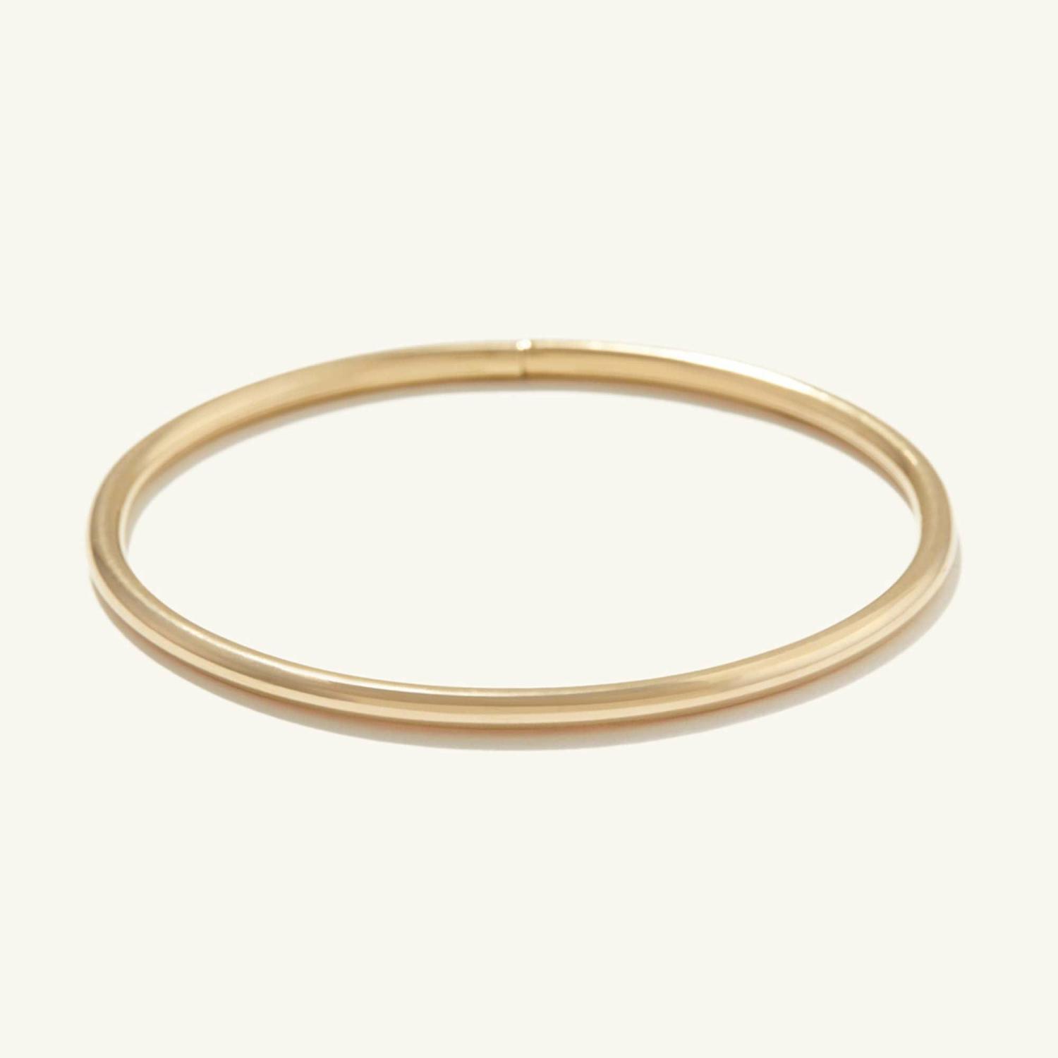 Bold Flexi Bangle 14k Yellow Gold | Womens Cuffs & Bangle Bracelets