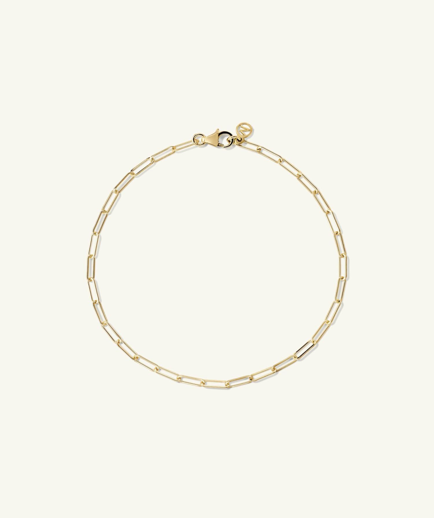 Boyfriend Bold Bracelet 14k Yellow Gold | Womens Chain Bracelets