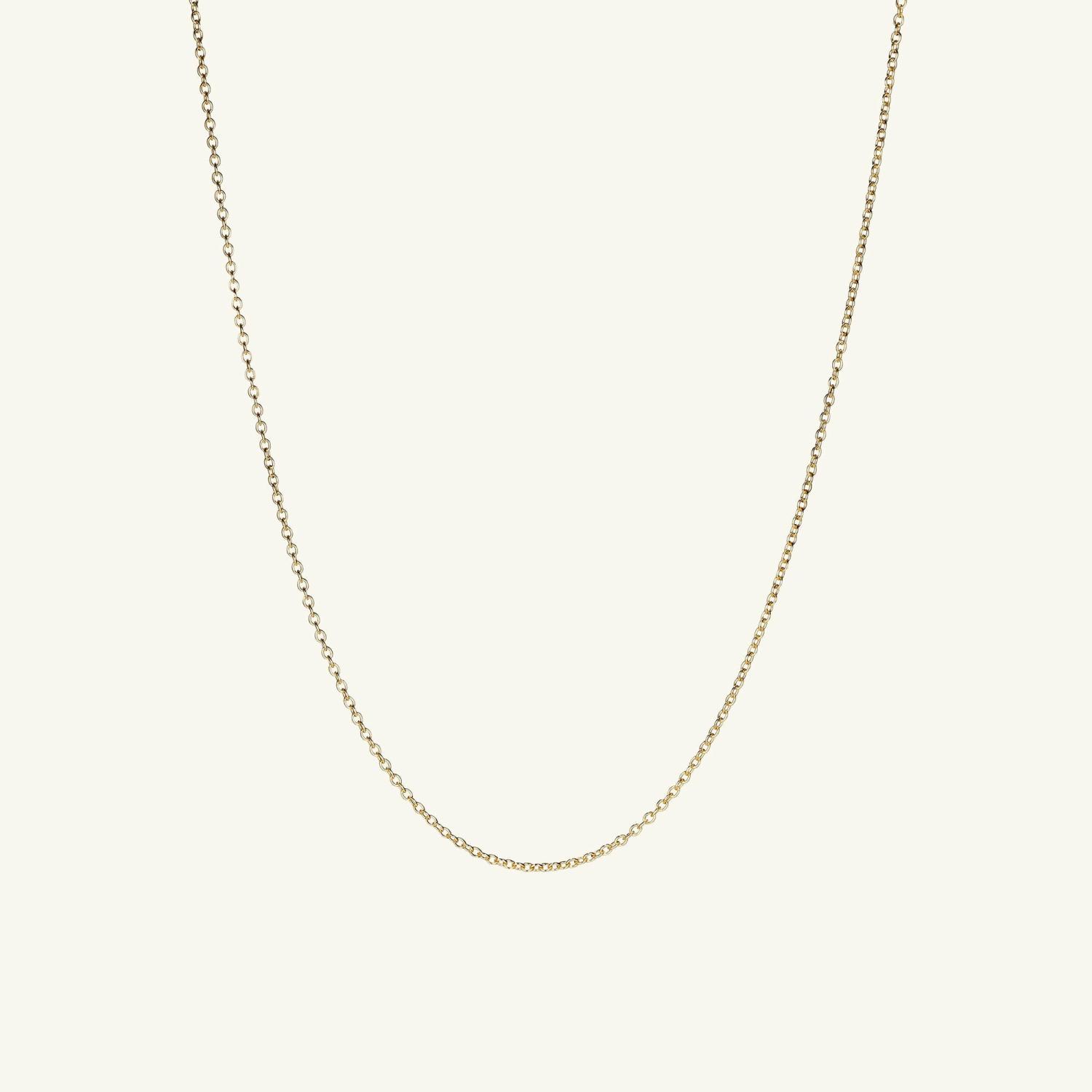 Cable Chain Necklace 14k Yellow Gold | Womens Chain Necklaces