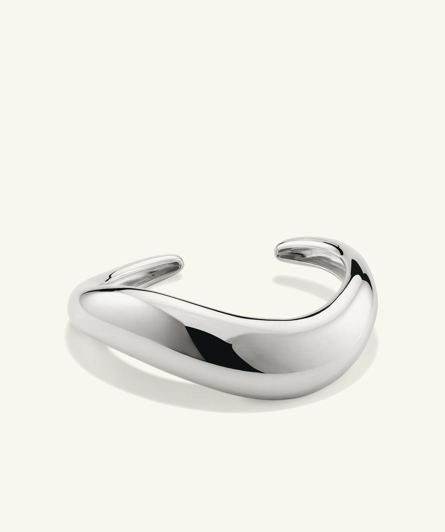 Dôme Figure Cuff Sterling Silver | Womens Cuffs & Bangle Bracelets