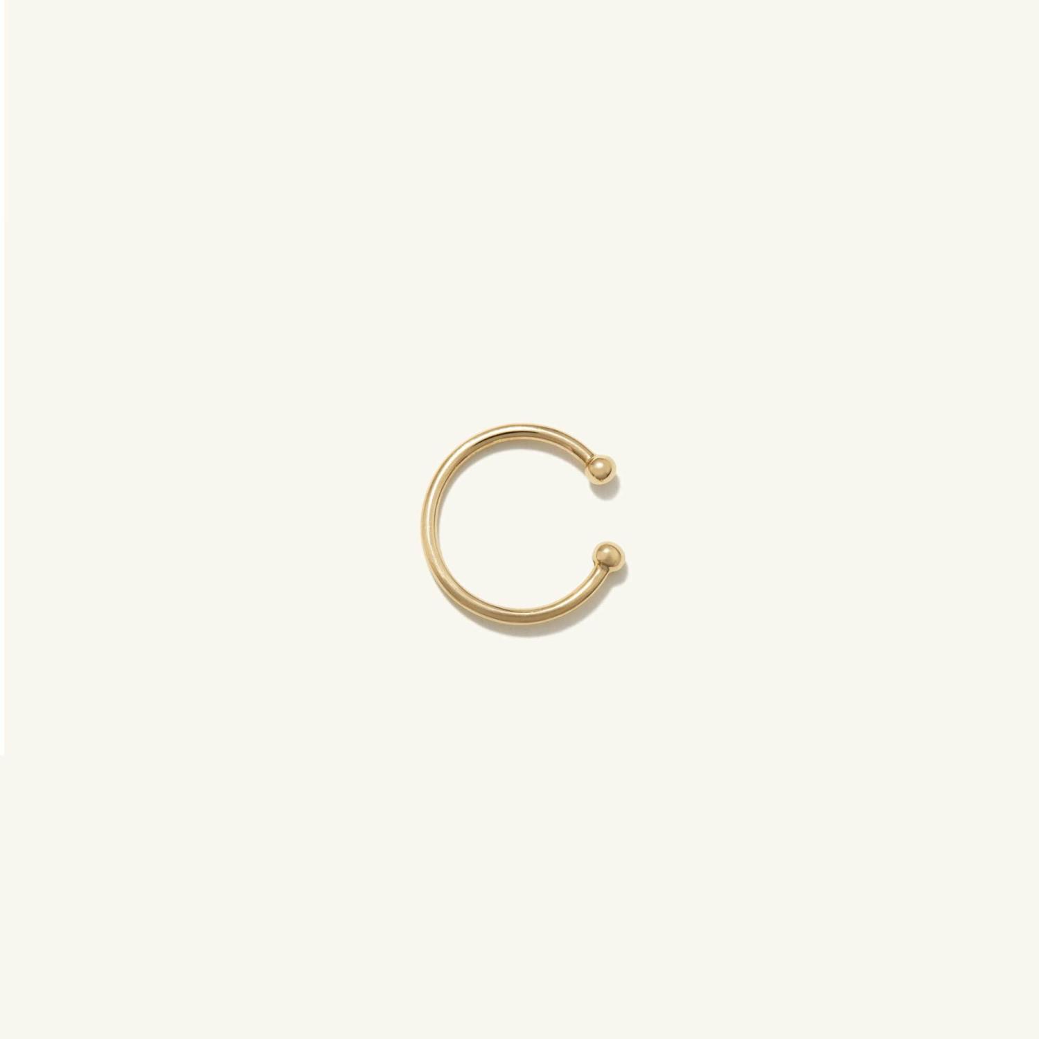 Essential Cuff 14k Yellow Gold | Womens Ear Cuffs