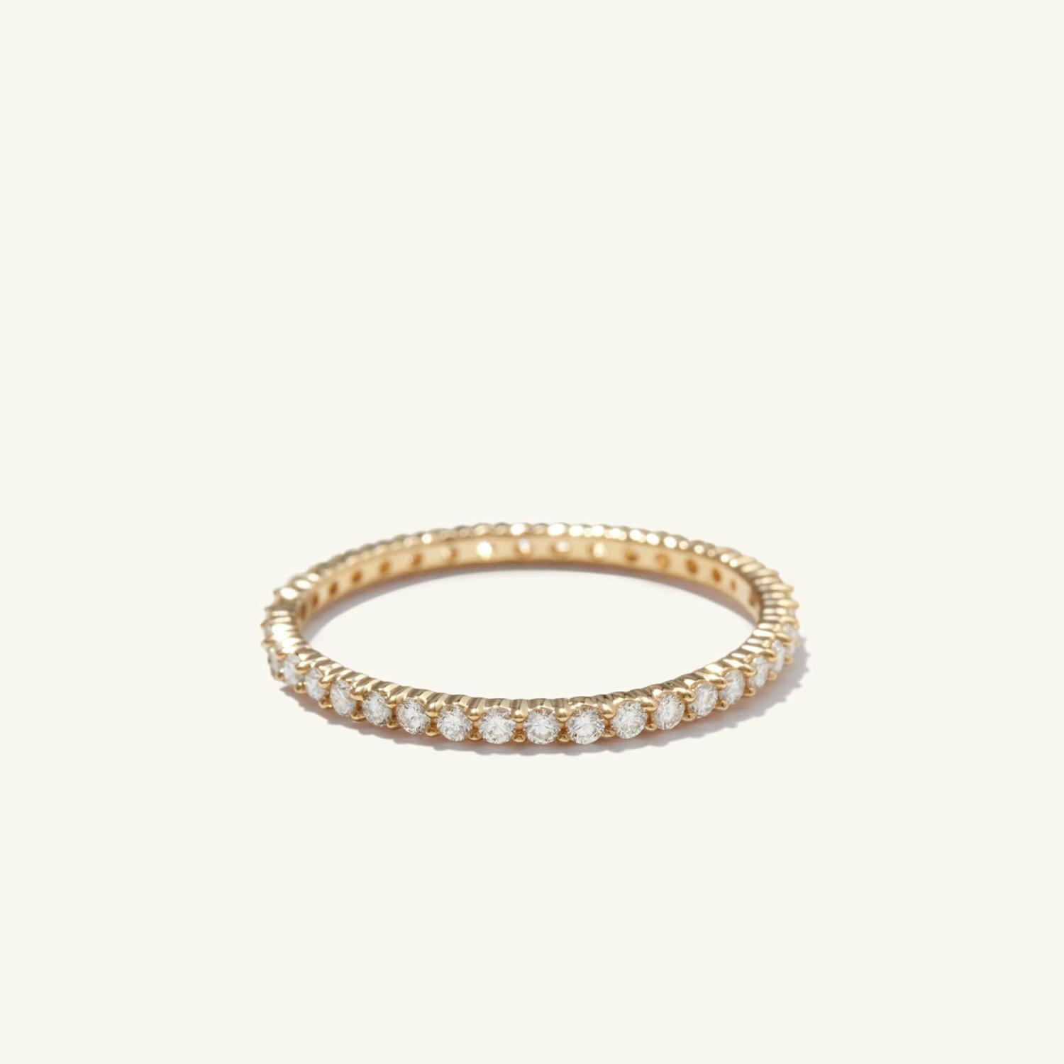 Eternity Band 14k Yellow Gold | Womens Engagement Rings