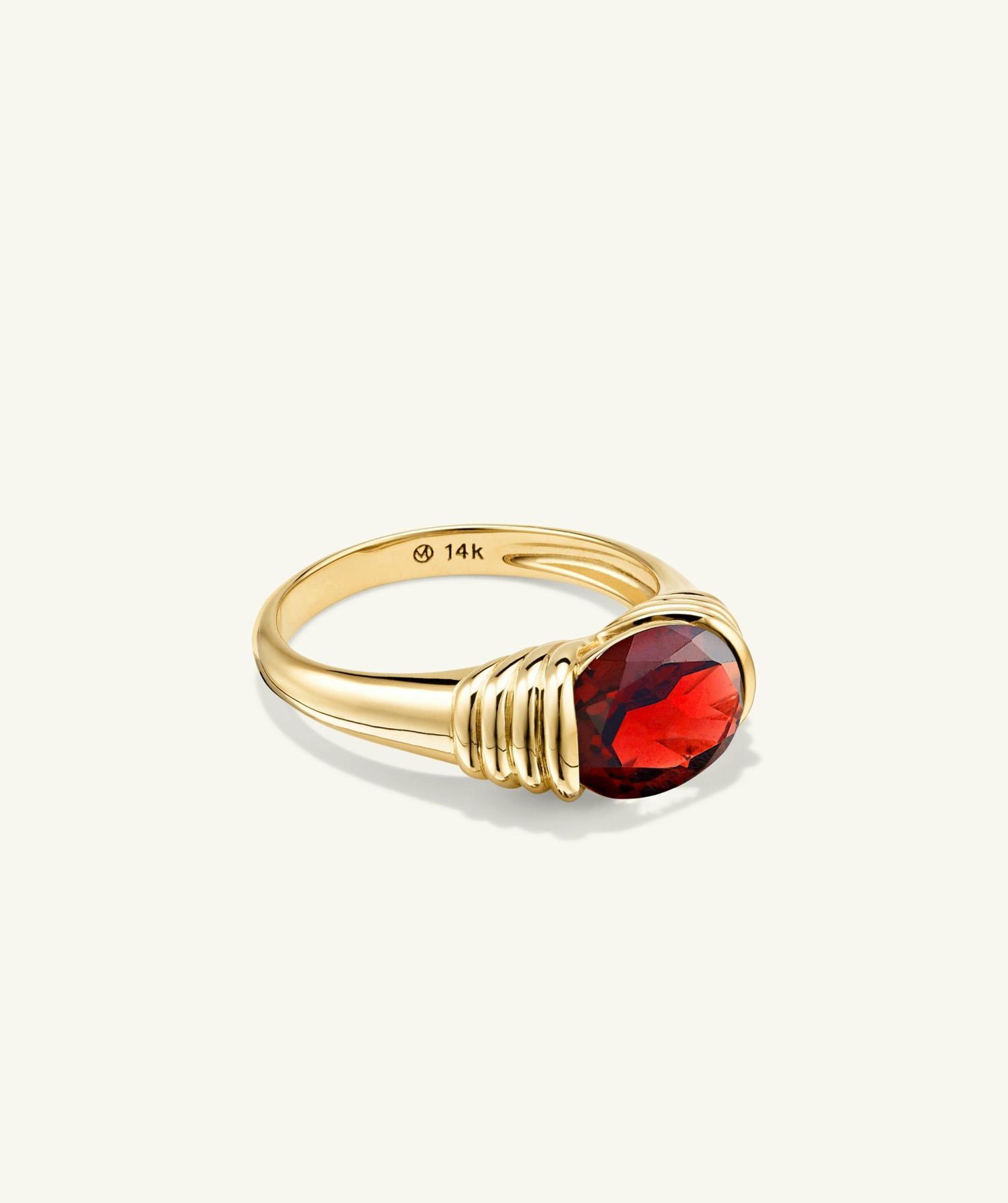 Heirloom Ring 14k Yellow Gold | Womens Statement Rings