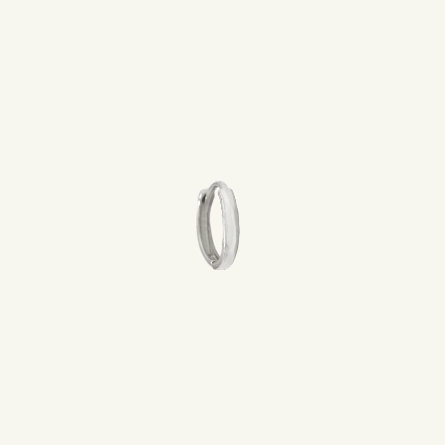 Mini Hoop 14k White Gold | Womens Cartilage Earrings