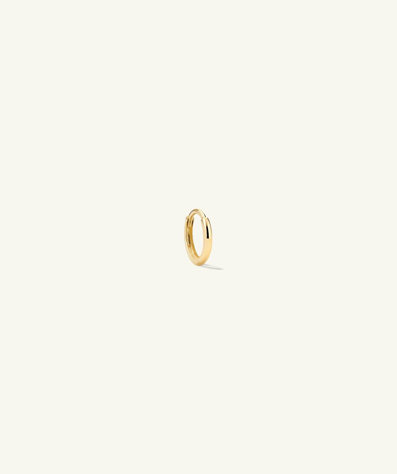 Mini Hoop 14k Yellow Gold | Womens Hoop Earrings