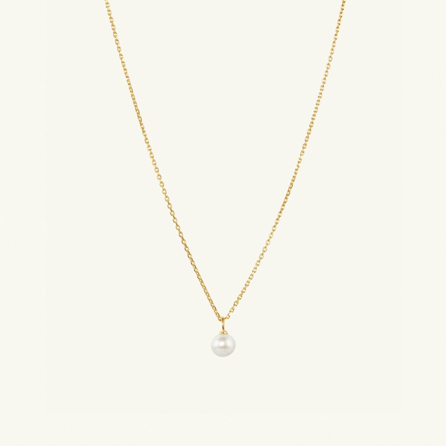 Mini Pearl Pendant Necklace Gold Vermeil | Womens Pendant Necklaces