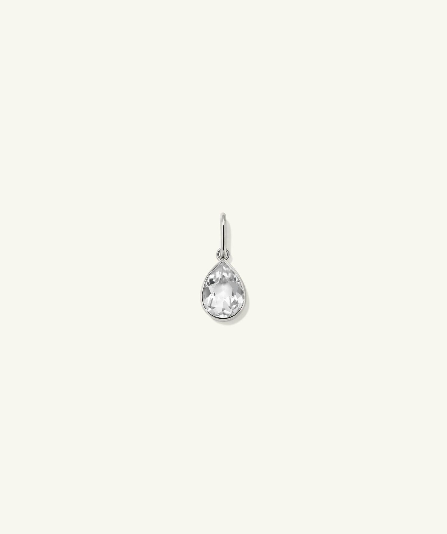 Pear Pendant Sterling Silver | Womens Bracelet Charms