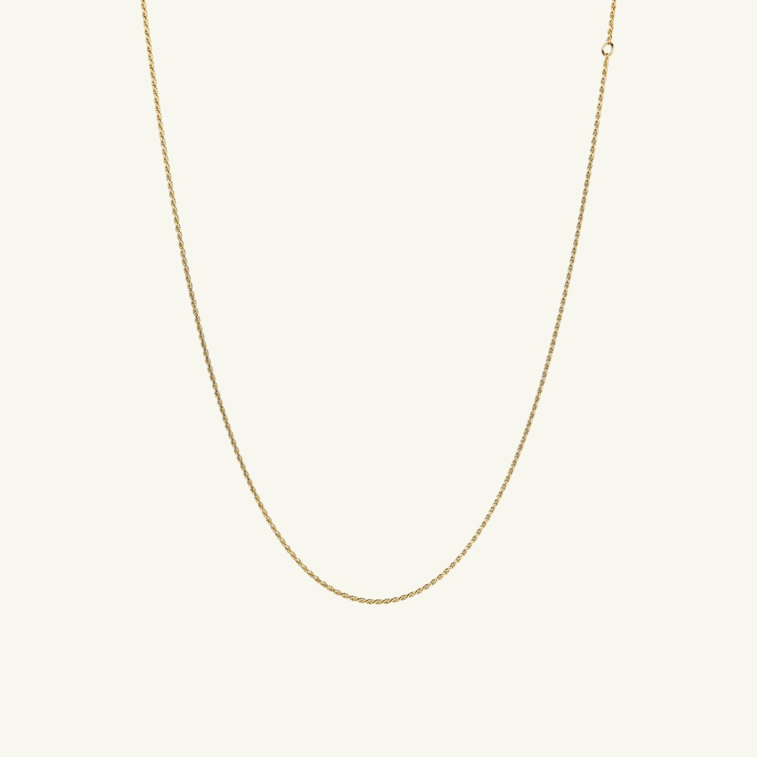 Rope Chain Necklace Gold Vermeil | Womens Chain Necklaces