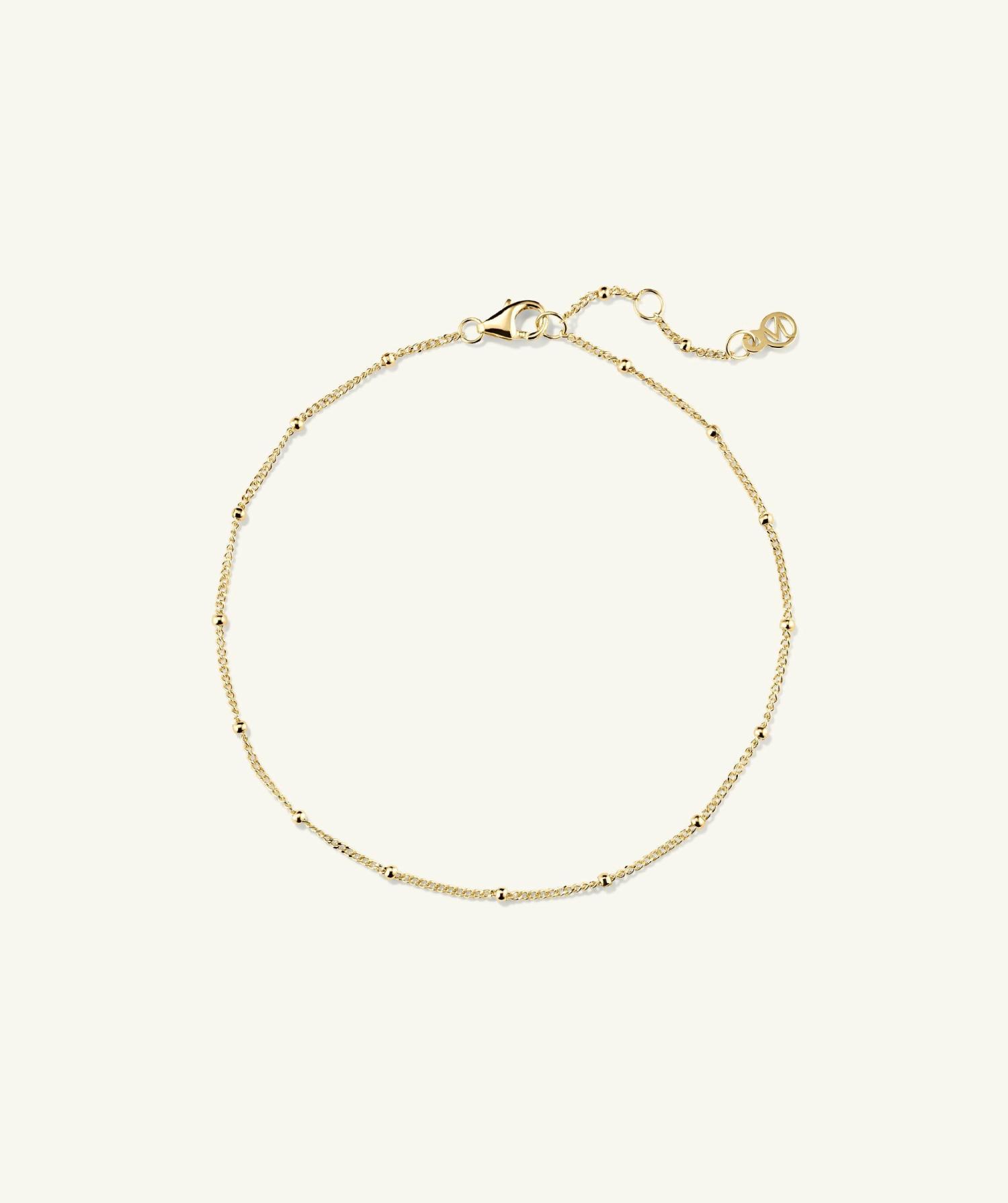 Spheres Chain Bracelet 14k Yellow Gold | Womens Chain Bracelets