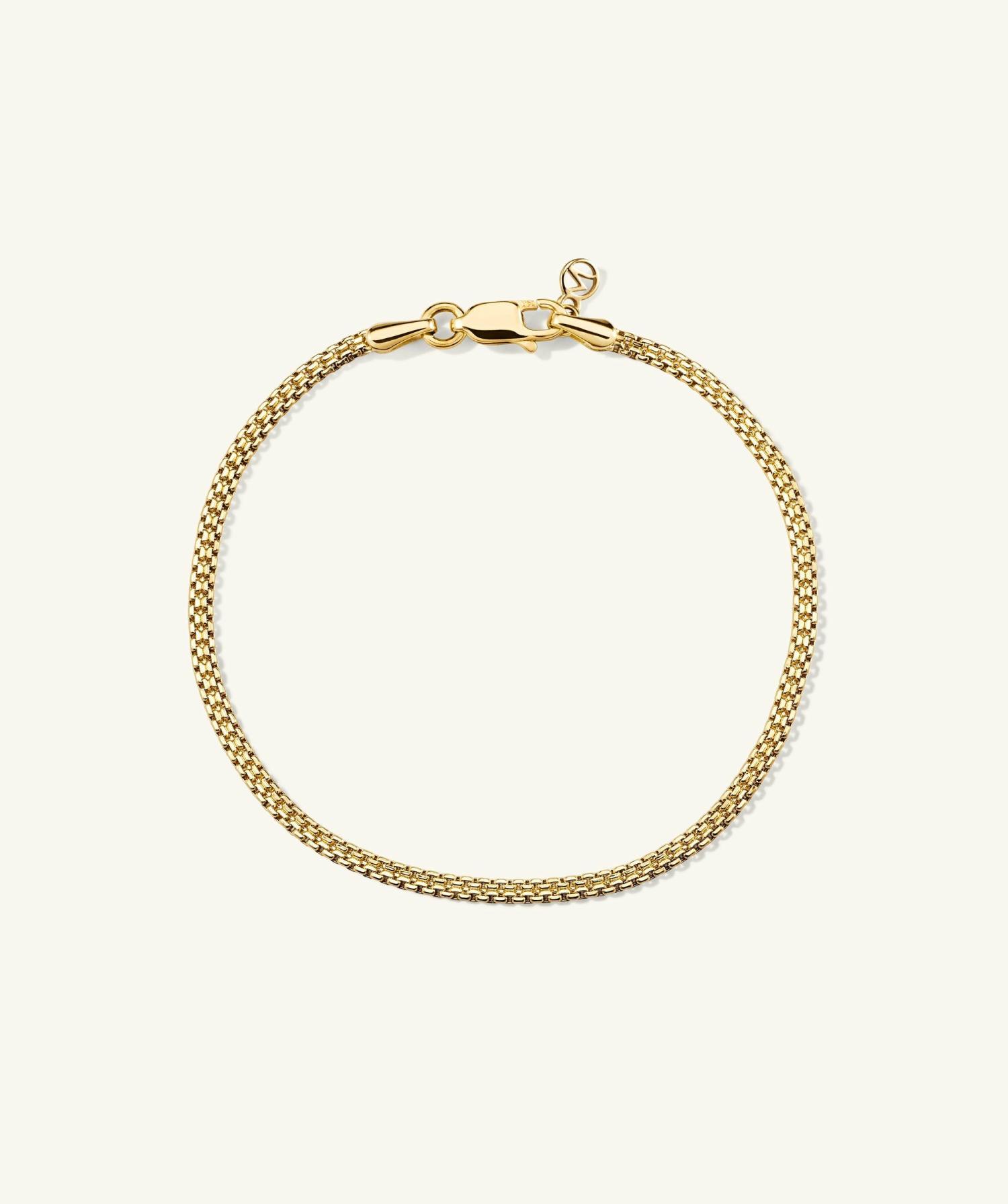 Timepiece Chain Bracelet 14k Yellow Gold | Womens Chain Bracelets