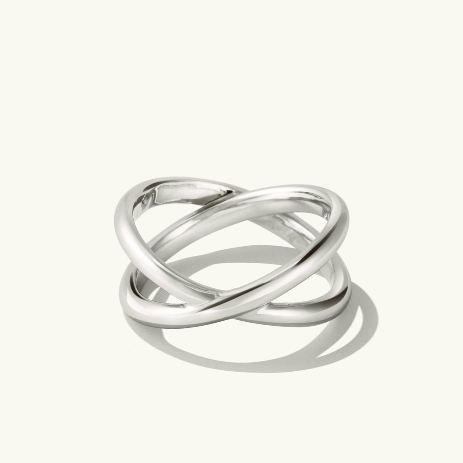 X Ring Sterling Silver | Womens Statement Rings